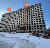 Ход строительства дома 36 в ЖК Авиатор (Авиатоr) -