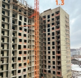 Ход строительства дома 1 в ЖК Автор -