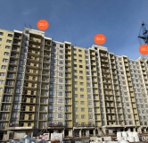 Ход строительства дома 32 в ЖК Авиатоr -