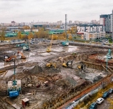 Ход строительства дома 5 в ЖК Респект -