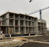 Ход строительства дома 1 в ЖК Парковый -