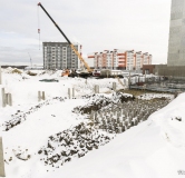 Ход строительства дома 3Е в ЖК Новобережье -