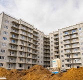 Ход строительства дома 12 в ЖК Медовый -