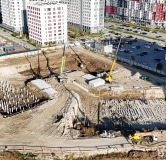 Ход строительства дома 10, корпус 2 в ЖК Остров-сад -