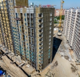 Ход строительства дома 2 в ЖК Самоцветы Бирюза -