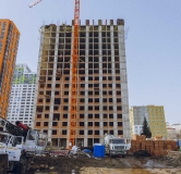 Ход строительства дома 3 в ЖК Родина Парк -