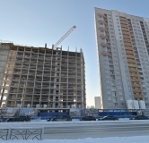 Ход строительства дома 1Д в ЖК На Тенистой -