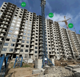 Ход строительства дома 30 в ЖК Авиатоr -