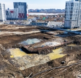 Ход строительства дома 10, корпус 1 в ЖК Остров-сад -
