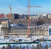 Ход строительства дома 25, корпус 1 в ЖК Хито -