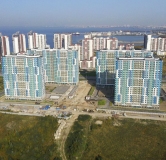 Ход строительства дома 247 в ЖК Огни залива -