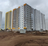 Ход строительства дома литер 13 в ЖК Novaland -