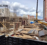 Ход строительства дома 1 в ЖК Бисквит -