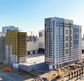 Ход строительства дома № 8 (ГП-1) в ЖК Окинава -