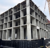 Ход строительства дома 4 в ЖК Семейный Бульвар -