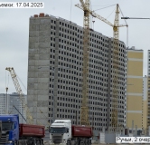 Ход строительства дома 134.1 в ЖК Ручьи -