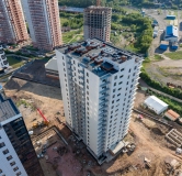 Ход строительства дома 7, строение 1 в ЖК КБС Берег -