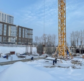 Ход строительства дома 1 в ЖК Ньютон. 745 -