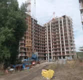 Ход строительства дома № 259/27, поз. 4,5 (3 этап) в ЖК Домино -
