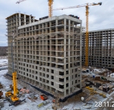 Ход строительства дома № 1 (1713) в ЖК Сибирский -
