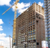 Ход строительства дома 3 в ЖК Аллея Парк -